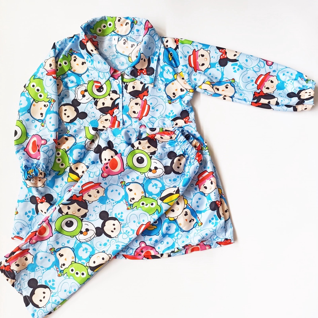Setelan anak perempuan drees usia 2-6 tahun