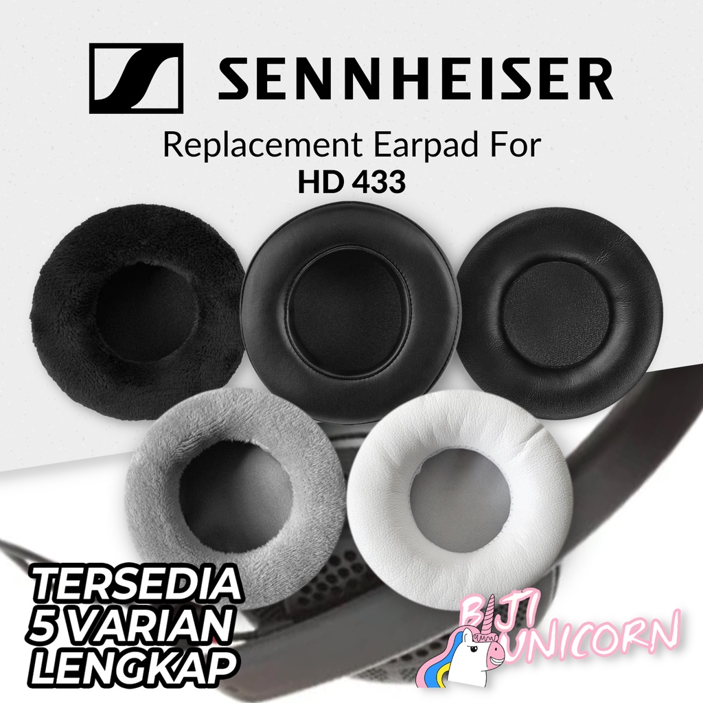 Earcup Earpad Ear Cushion/Ear/Pad Sennseiser HD433 Busa Foam Bantalan