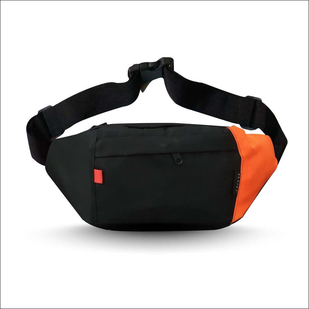 Tas Waistbag Oval PEGE Selempang Tas Pinggang Kombinasi Pria Distro - PG 8817