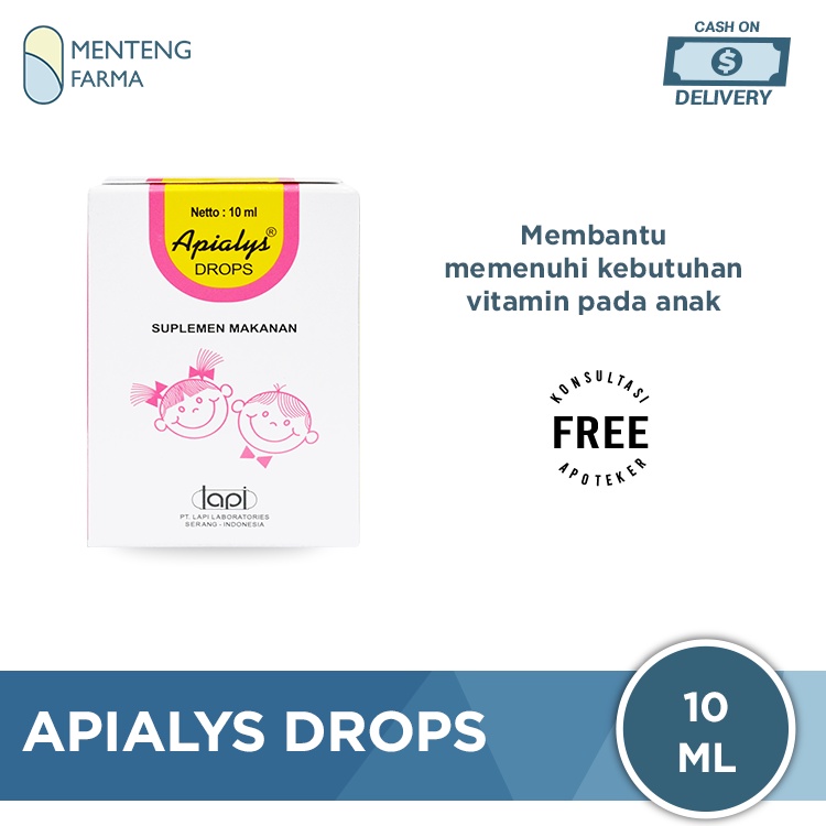 Apialys Drops 10 mL - Asupan Vitamin Anak dan Bayi