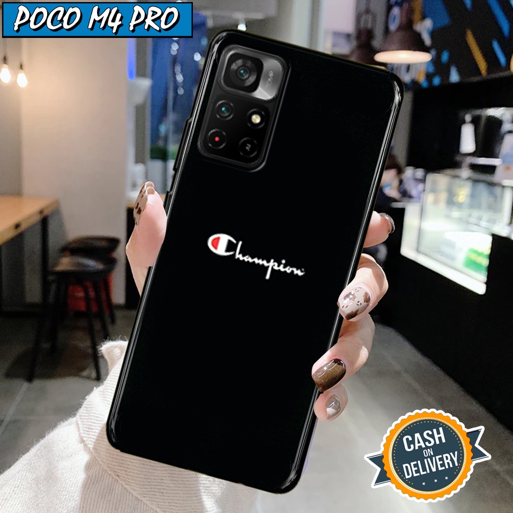 [H102] Case XIAOMI POCO M4 PRO - Fashion Case Motif BLACK - XIAOMI POCO M4 PRO - Case Kesing Terbaru