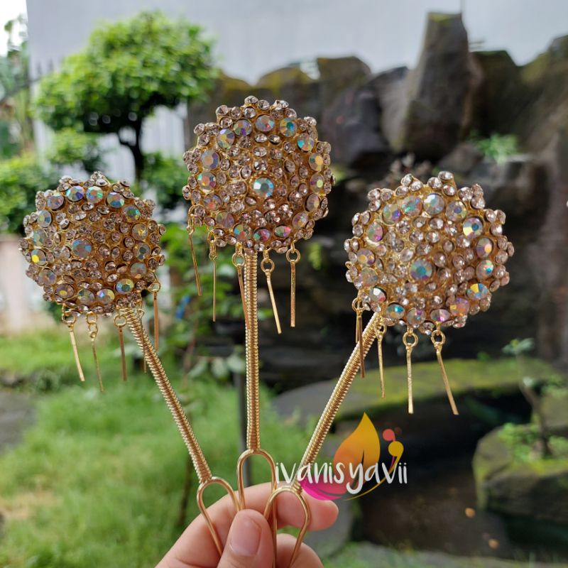 Mentul / Kembang Goyang Anisa Besar (diamater 5 cm)