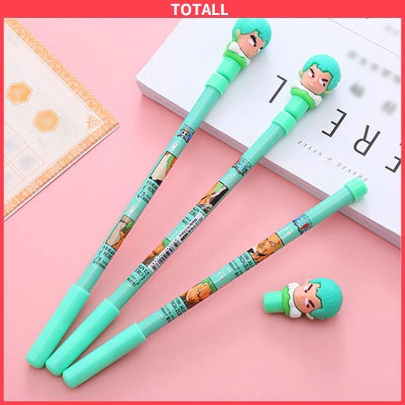 COD Spinning Pen Pulpen Putar Karakter Anti Stress Pena Mainan Anak Spinner Balance One Piece-Totall