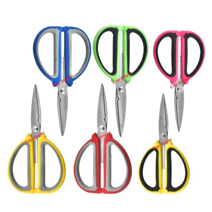 

Limited Gunting Kertas Kardus Karton Dus Tebal Soft Grip Heavy Duty Scissors Bergaransi