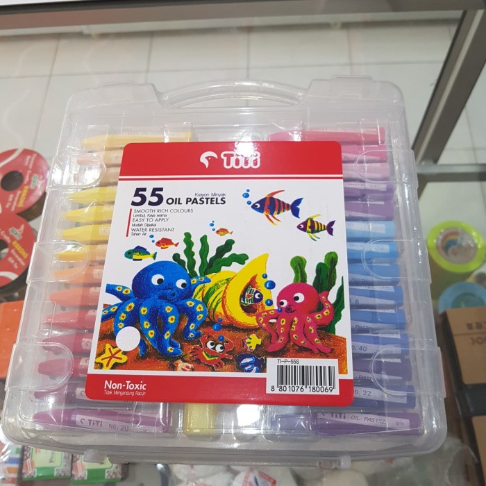 

Pastel Krayon Titi 55 Warna / Crayon / Oil Pastel / Ti-P-55S