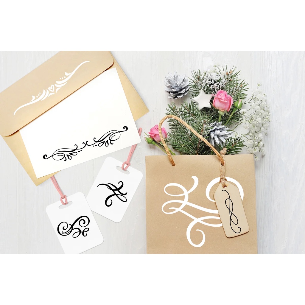 Vector Flourish Dividers Svg