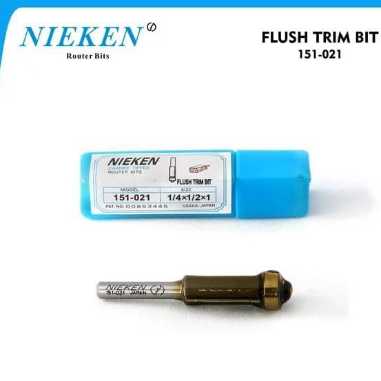 Nieken Router Bits 151-021 Mata Profil Laminate Flush Triming 12Mm