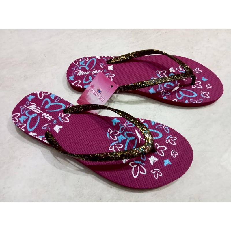 Sandal Jepit Wanita New Era Kayla jepit blink blink