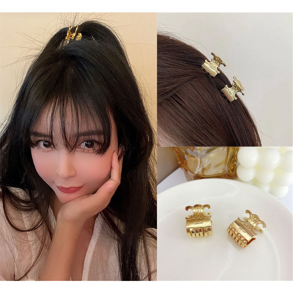 Jepit Rambut Model Princess Warna Metalik Untuk Wanita