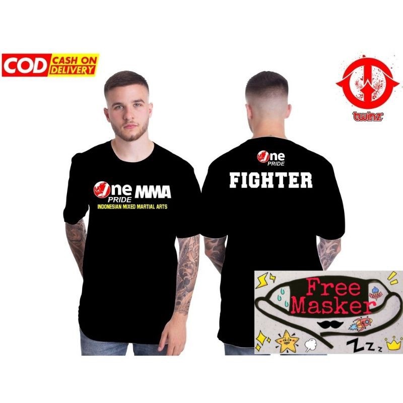 Kaos MMA One Pride Fighter Combad 30s M L XL