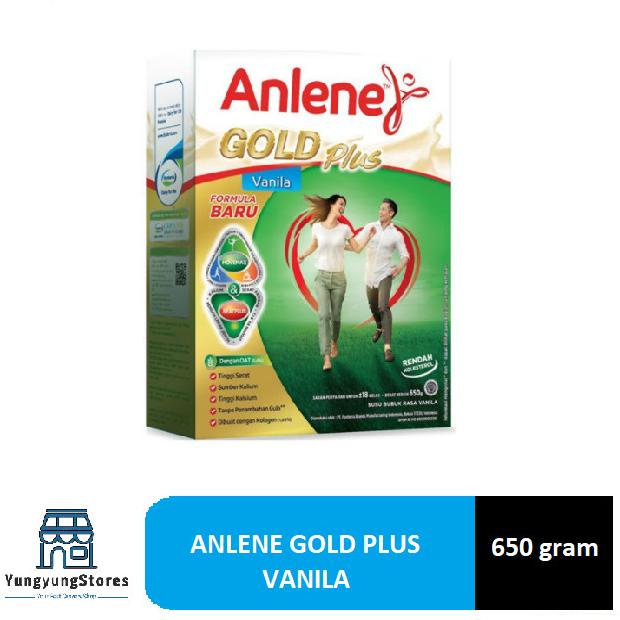 

[ COD ] Anlene Gold Plus Vanilla 650 gram