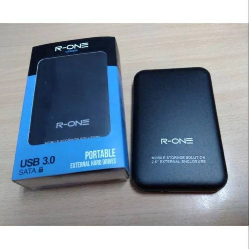 ENCLOSURE R-ONE 2.5&quot; HDD SSD USB 3.0 TRANSPARAN