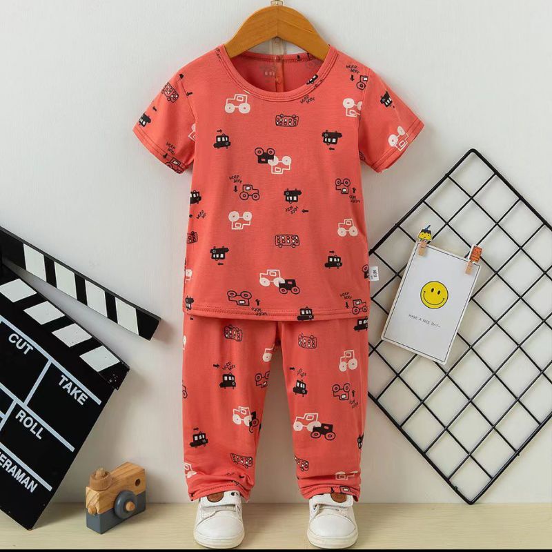 SET CP - PP ORGANIK IMPORT USIA 4 5 6 TAHUN / PIYAMA CP ORGANIK IMPORT / SETELAN CP ORGANIK IMPORT /