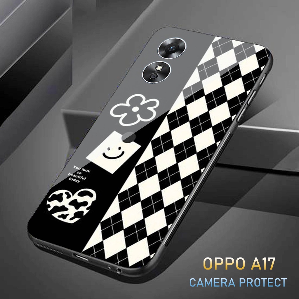 Softcase Glass [S67] OPPO A17 2022 - casing pelindung - OPPO A17 2022 - pelindung handphone - OPPO A