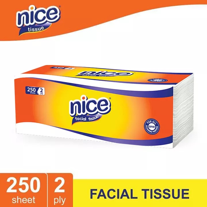 Nice Facial Tissue 250sheets 2ply / Nice Tissue Wajah 250sheets