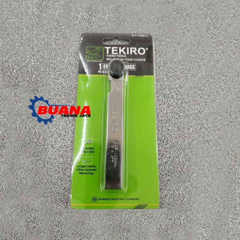 TEKIRO FEELER GAUGE 13 BLADES / FEELER GAUGE TEKIRO 13 BLADES / FULLER