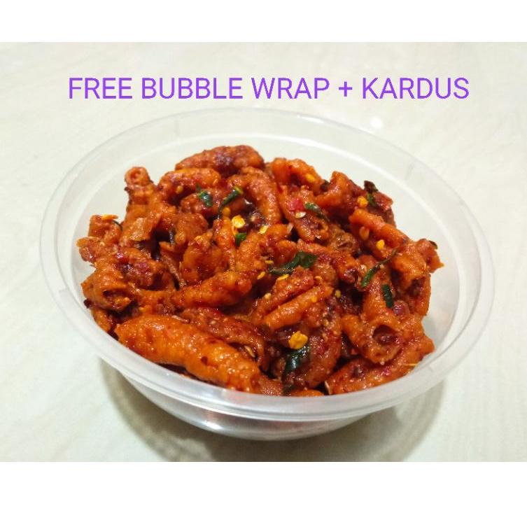 

10.10 sale KRIPIK USUS SUPER PEDAS CABE ASLI DAUN JERUK 500GR 