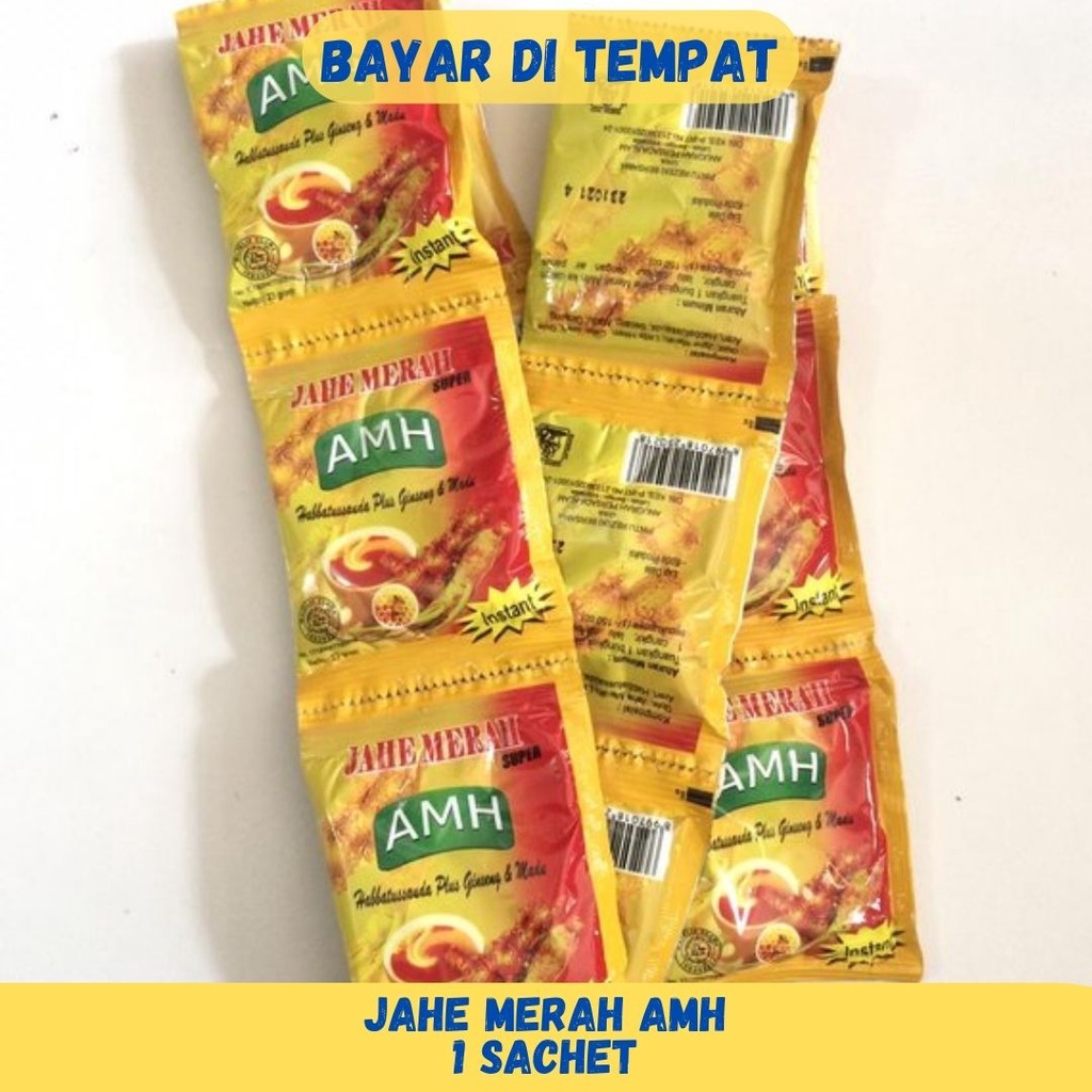 

MINUMAN SERBUH JAHE MERAH - JAHE AMH - ORIGINAL 1 SACHET - UNTUK MENJAGA DAYA TAHAN TUBUH