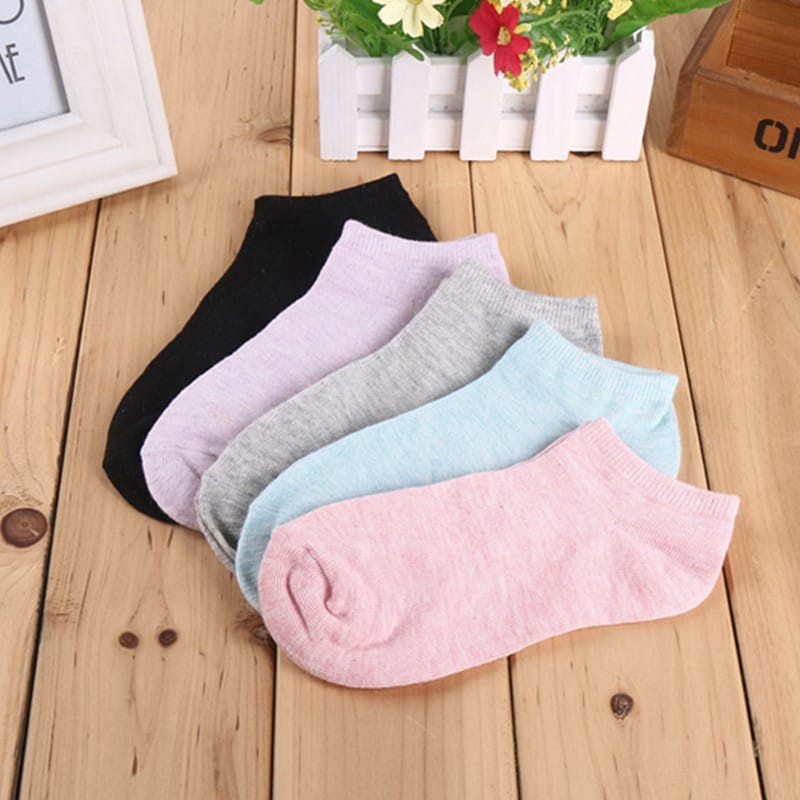 Kaos Kaki Polos Semata Kaki / Kaos Kaki Ankle Cute / Socks Short / Kaus Kaki Pendek Polyester