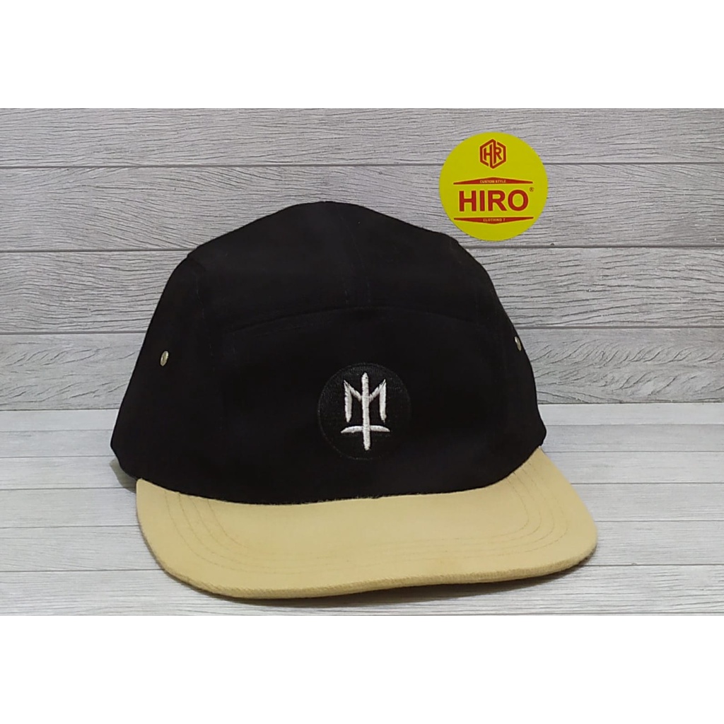 [COD]Topi Snapback Bordir Mtrll Kombinasi Lima Panel/Topi Distro Pria