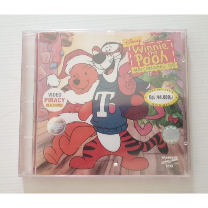 VCD Kartun Disney Original-Winnie The Pooh and Christmas Too