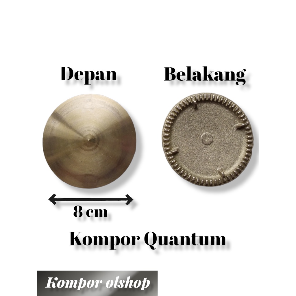 BURNER 80MM QUANTUM /BURNER KOMPOR GAS QUANTUM / BURNER QUANTUM BARNER QUANTUM KUNINGAN KOMPOR GAS Q