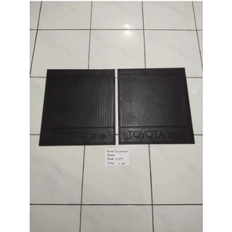 KARPET RODA TOYOTA DYNA KARPET LUMPUR TRUK DYNA MUD GUARD TRUCK DYNA MUD GUARD TOYOTA DYNA
