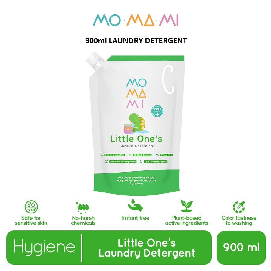 MOMAMI LITTLE ONE'S LIQUID LAUNDRY DETERGENT 900ML - PENCUCI BAJU BAYI