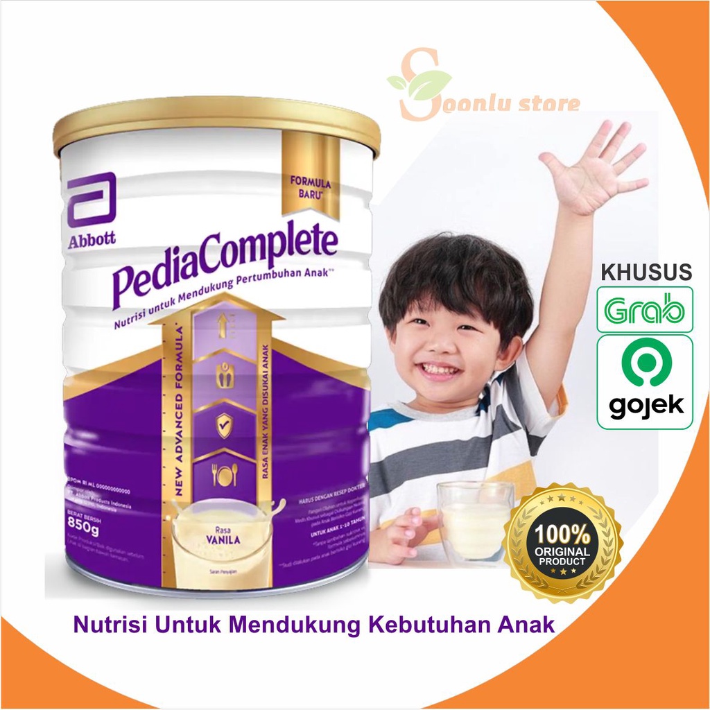 

Susu Penambah Berat Badan Anak Pediasure Complete/Pediacomplete 850gram Rasa Vanila