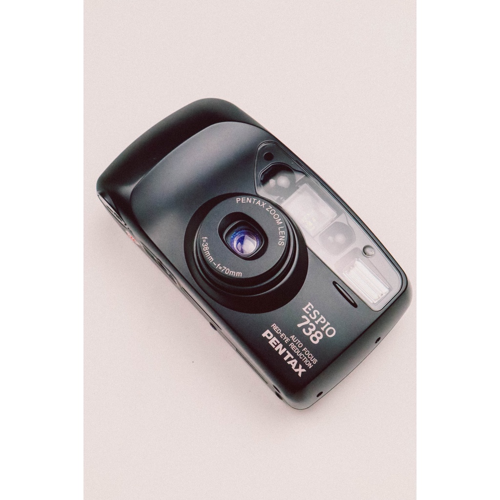 Kamera Analog Pentax Espio 738 Black Super Mulus Normal 