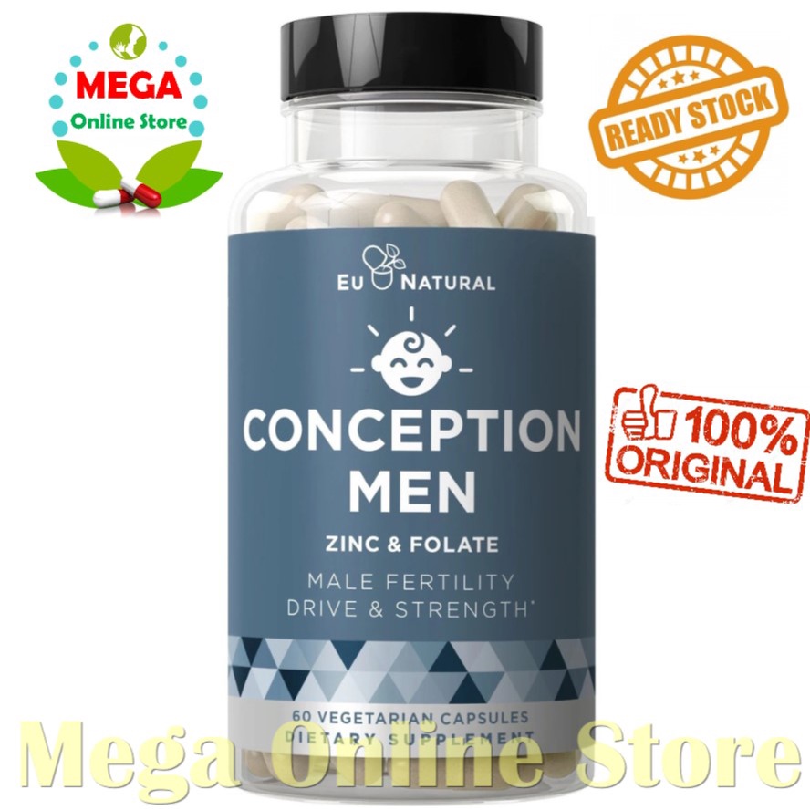 EU Natural Conception Men Fertility Vitamins 60 Vcaps