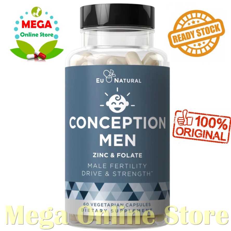 EU Natural Conception Men Fertility Vitamins 60 Vcaps