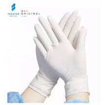 Sarung Tangan Karet Latex Examination Gloves Handscoon Onemed Powder Isi 100 Pcs