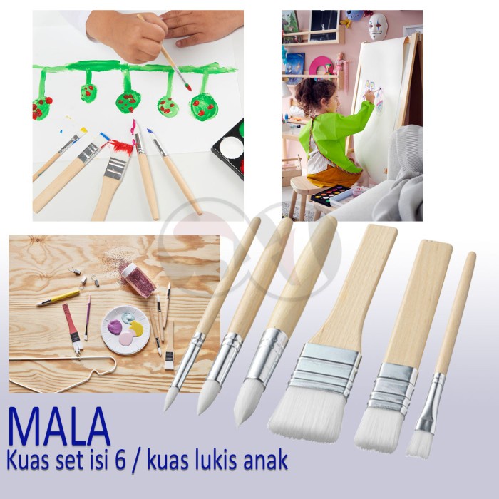 

Produk Unggulan Kuas Lukis Anak Set Isi 6 / Kuas Melukis Terlaris