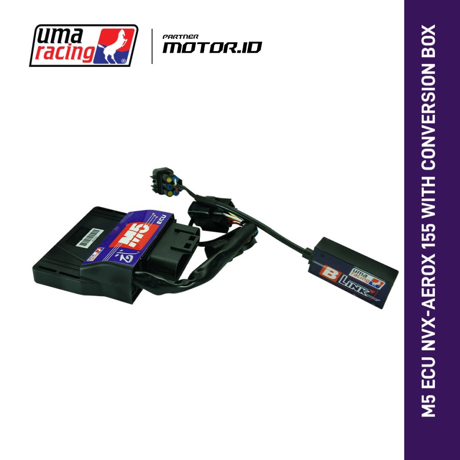 ECU UMA M5 YAMAHA AEROX 155 WITH CONVERSION BOX - UMA RACING