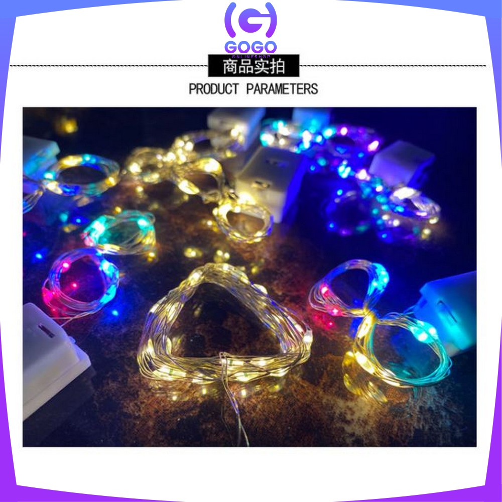 GOGO-C438 Lampu Kawat Led Tumblr Lampu Strip Fairy Light Tumblr Light Dekorasi Outdoor dan Indoor Lampu Led Kawat