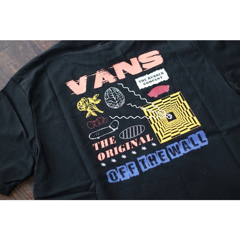 Endarfootwear - Vans Tee AP Orange Black Logo