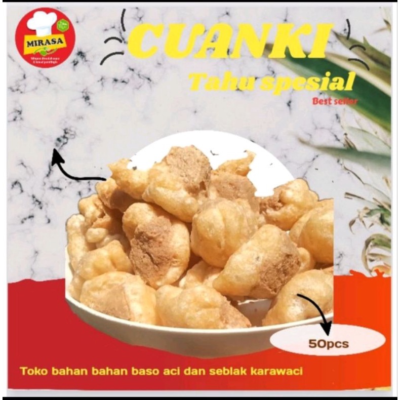 

Cuanki tahu kering mini Bandung 50pcs