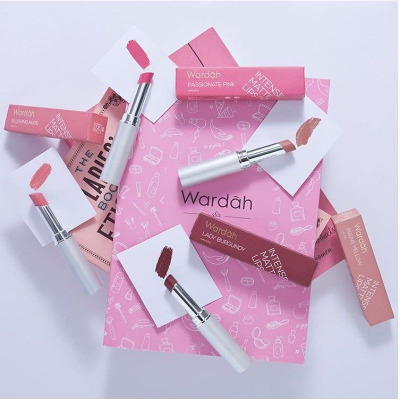 (cod) lipstick WARDAH INTENSE Matte Lipstik wardah terlaris/LIPSTIK wardah batang
