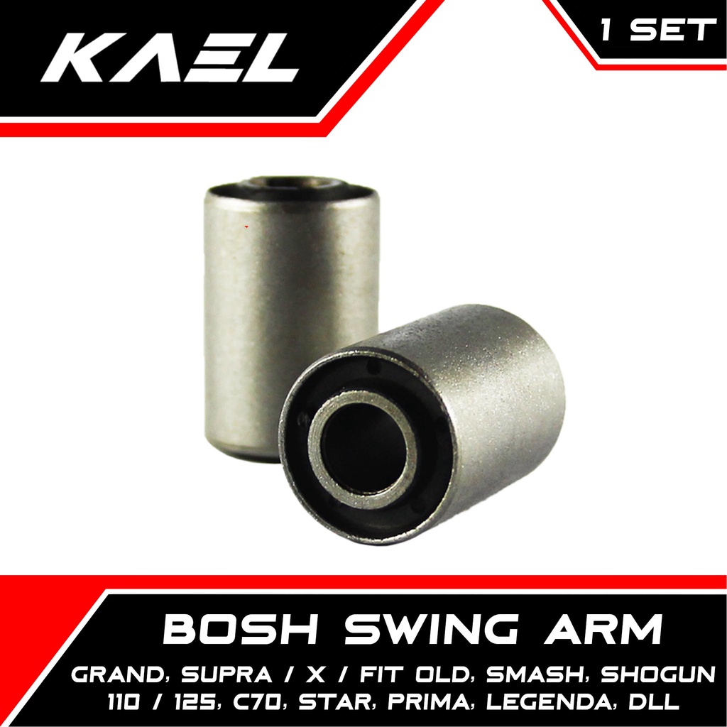 Bosh Swing Arm Honda Astrea Grand/Supra-X-Fit Old/Smash/Shogun 110-125/Star/Prima/Legenda/C70/C700/C800/A800 Bos-Bush-Bus-Bushing Fork-Forok-Garpu Arem Ayunan Lengan