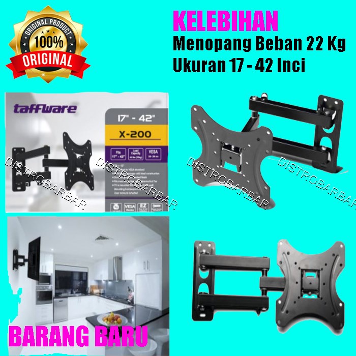 Bracket TV Dinding Kuat Banyak Ukuran Dan Model