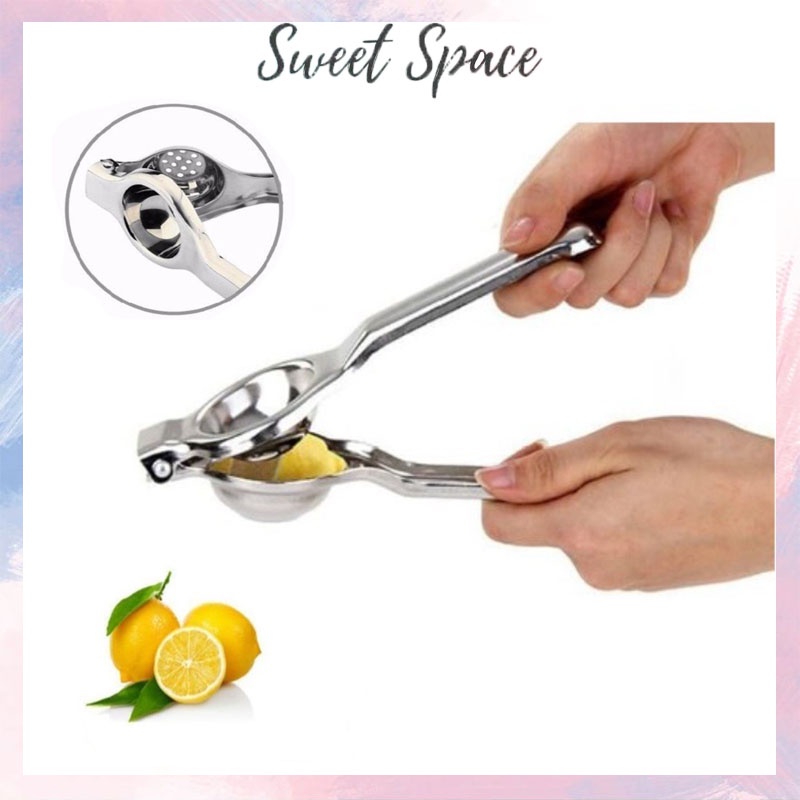 ALAT PERAS JERUK LEMON SQUEEZER STAINLESS STEEL SERBAGUNA [SWEETSPACE]