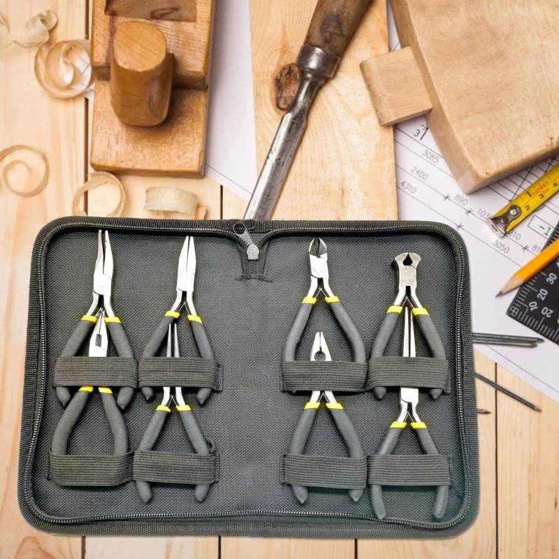 8pcs / Set Tang Mini Ukuran 9.8cm-14.5cm Untuk Membuat Perhiasan
