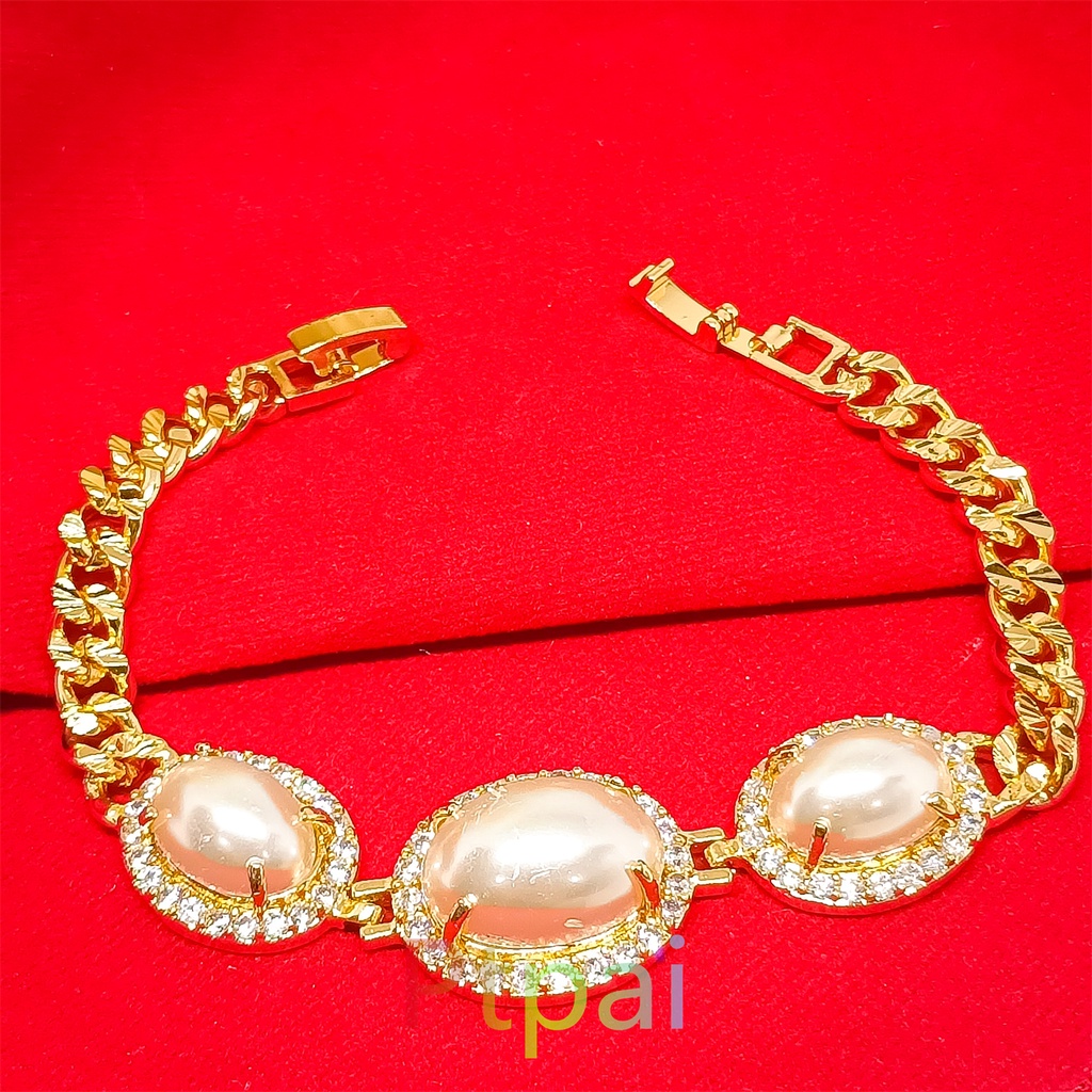 Gelang Kendari terbaru bangle xuping dubai gelang tanganlapis Emas 24k fashion perhiasan
