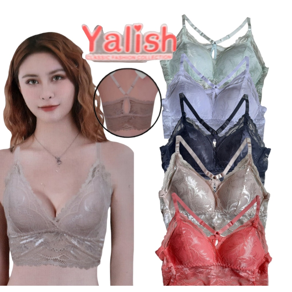 Bralette Yalish lace back cross