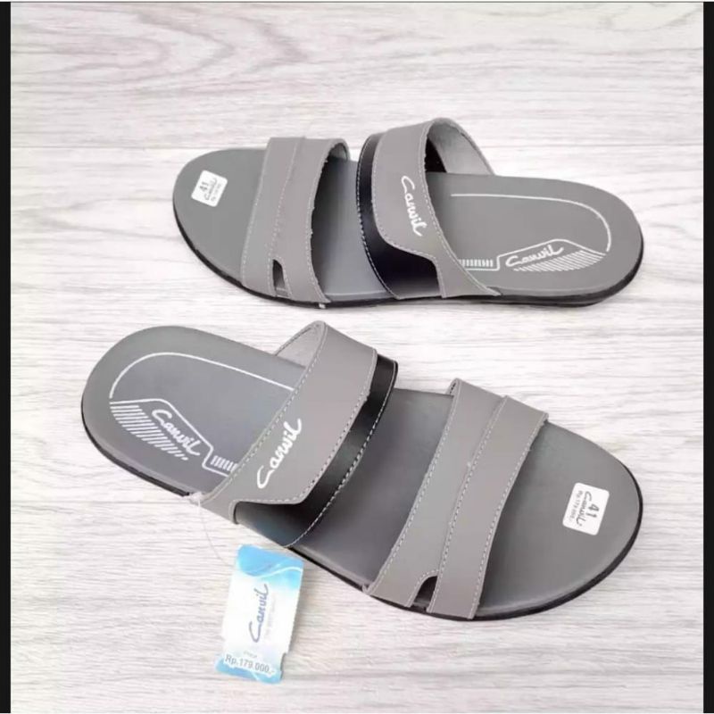 sandal kulit pria cnvl terbaru