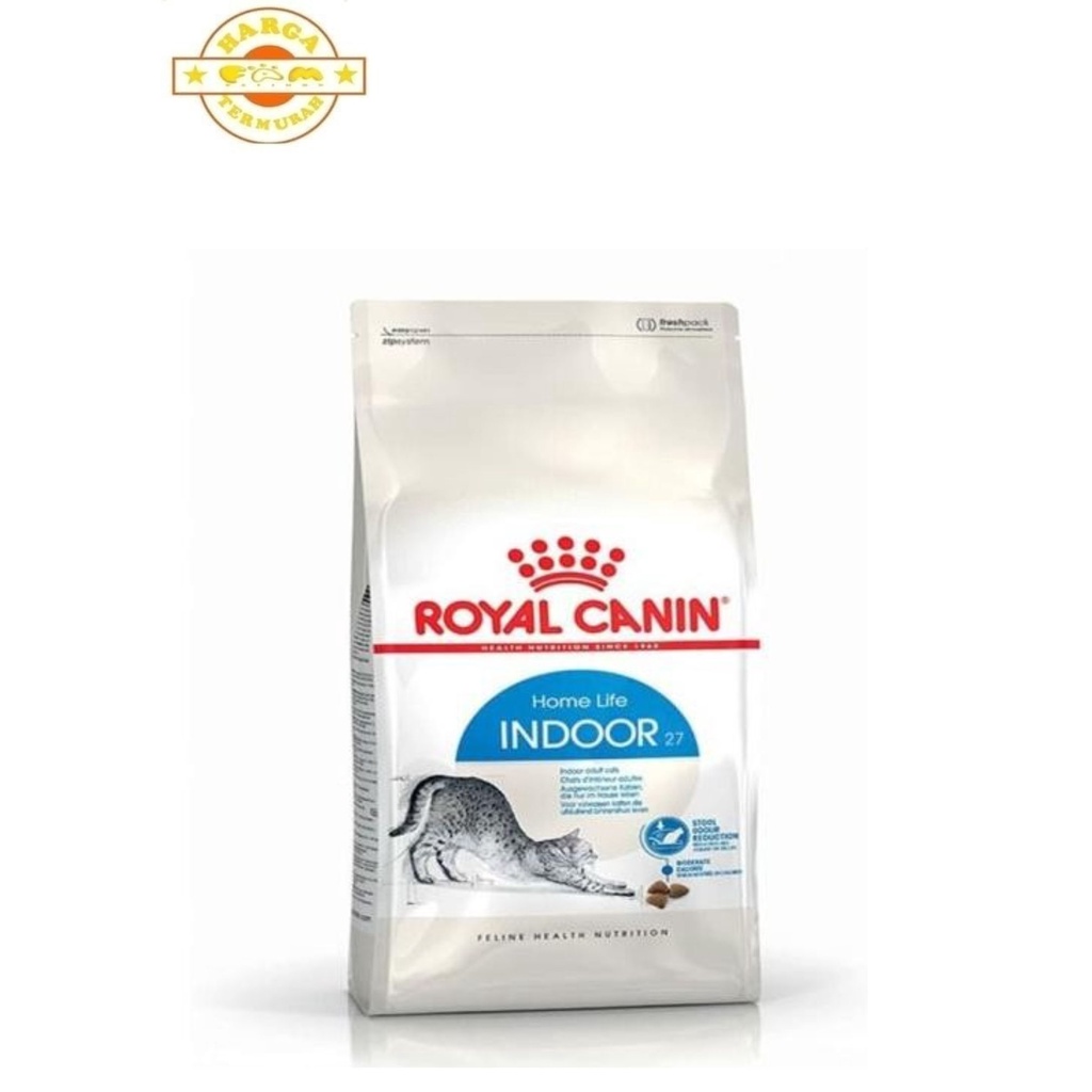 Royal Canin Indoor 27 4Kg - Makanan Kucing (Cat Food)