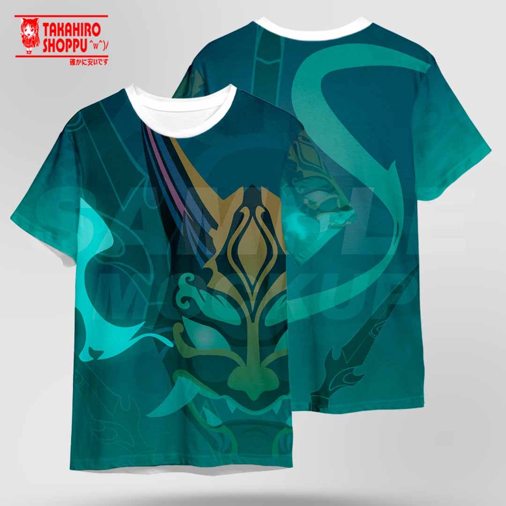 T-shirt/Baju/Kaos Full Print GENSHIN IMPACT XIAO