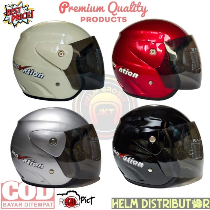 HELM EVOLUTION MURAH HALF FACE MODEL GM EVO UNTUK PRIA DAN WANITA