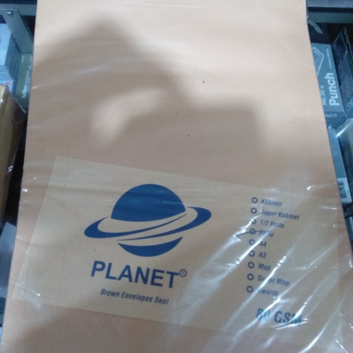 

Terbatas Amplop Coklat Merk Planet Isi 100 Lembar Diskon